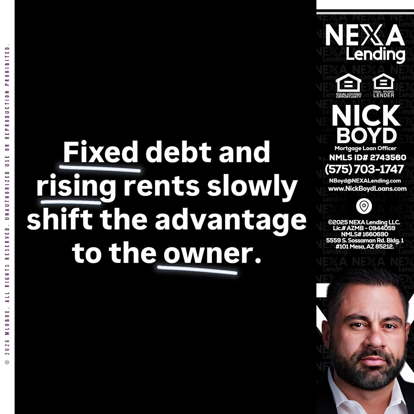 FIXED DEBT - Nick Boyd -Mortgage Loan Officer