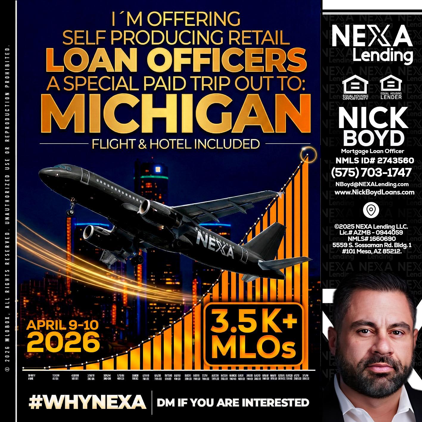 3.5K - Nick Boyd -Mortgage Loan Officer