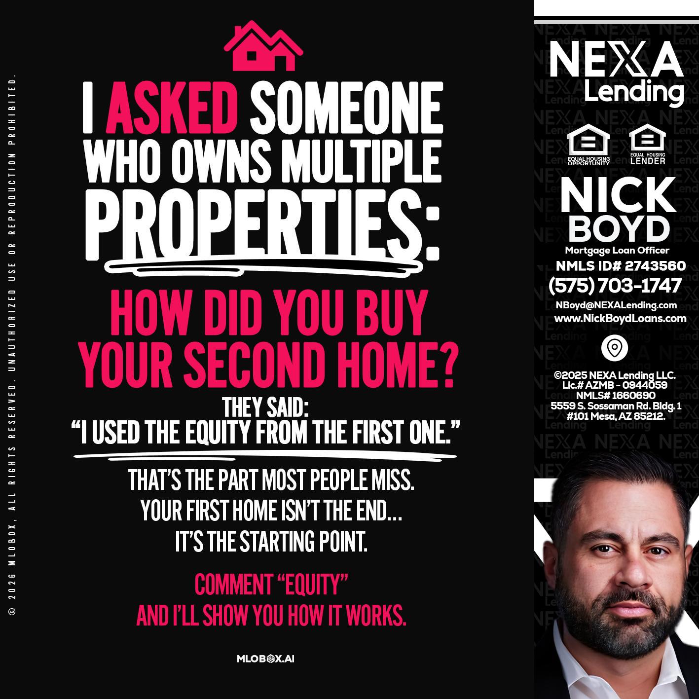 I ASKED SOMEONE - Nick Boyd -Mortgage Loan Officer