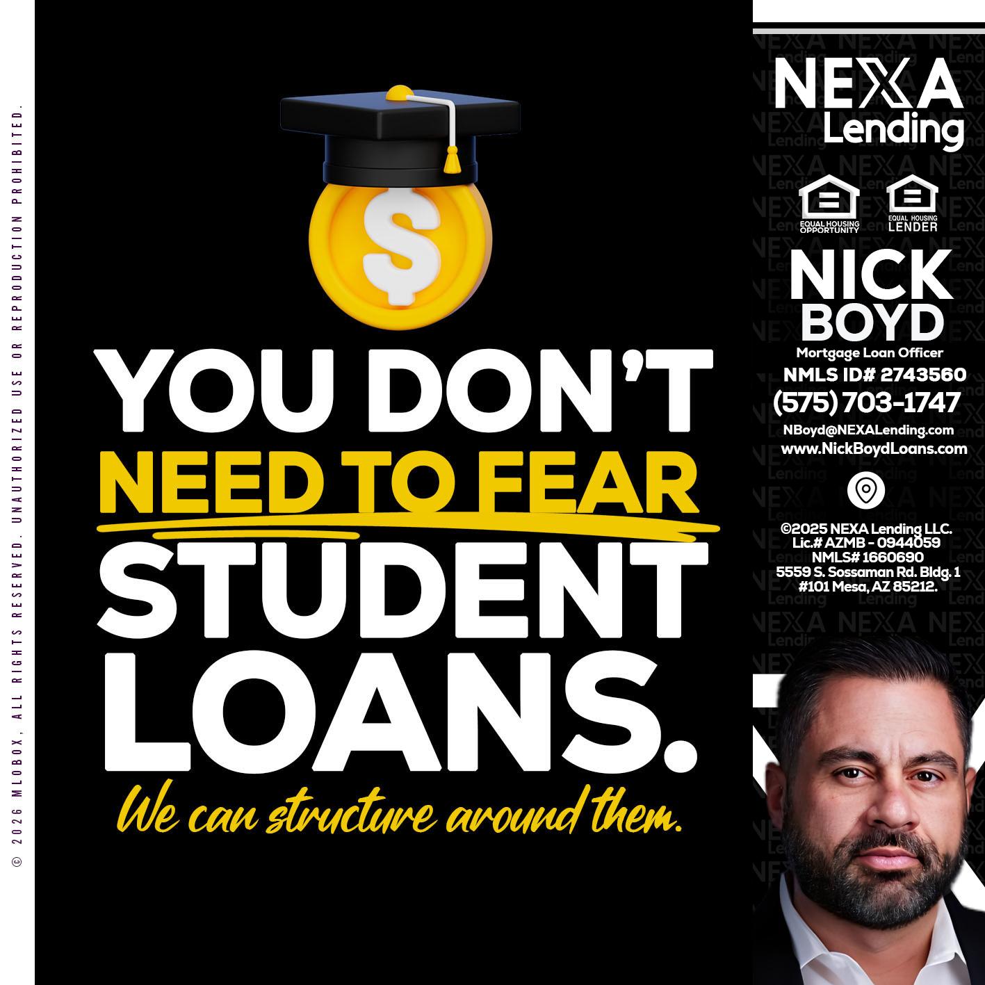 YOU DONT NEED - Nick Boyd -Mortgage Loan Officer