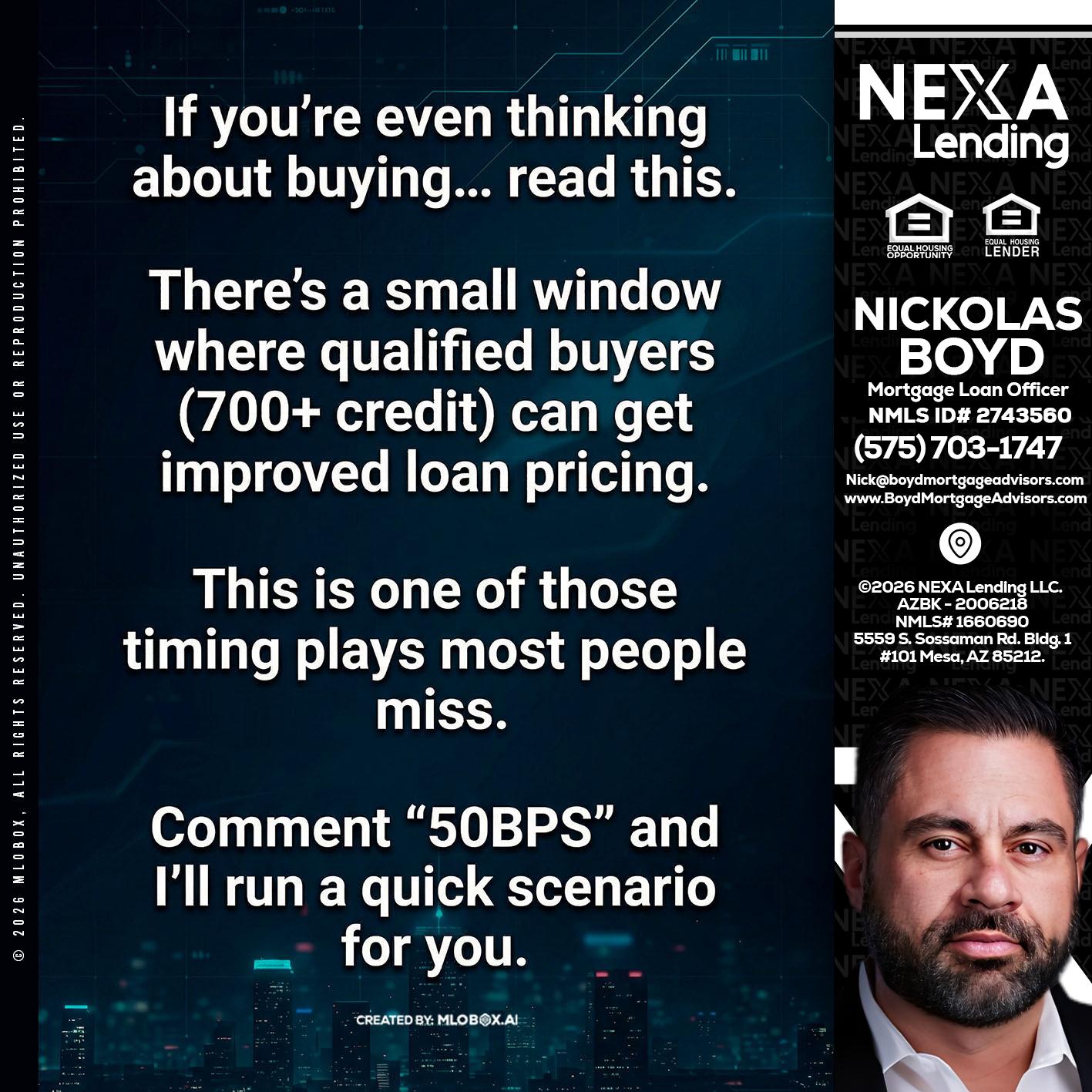 IF YOU EVER - Nick Boyd -Mortgage Loan Officer