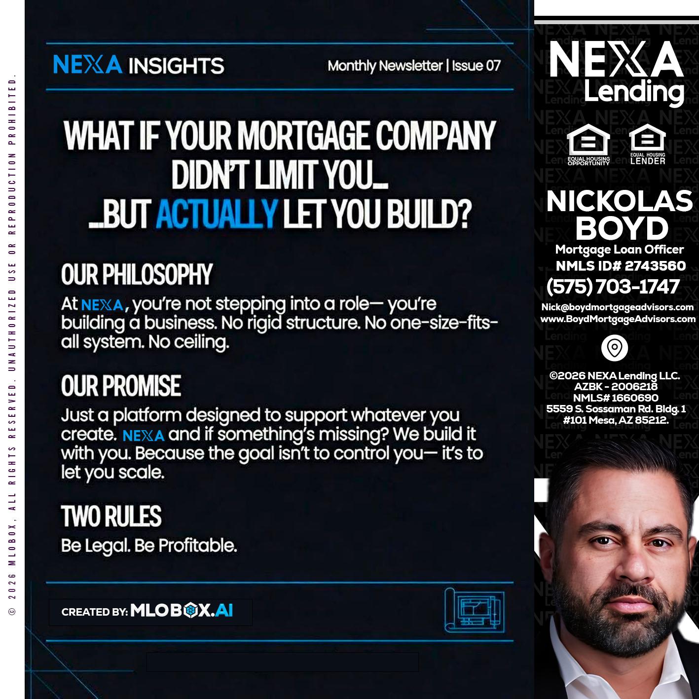 NEXA INSIGHTS - Nick Boyd -Mortgage Loan Officer