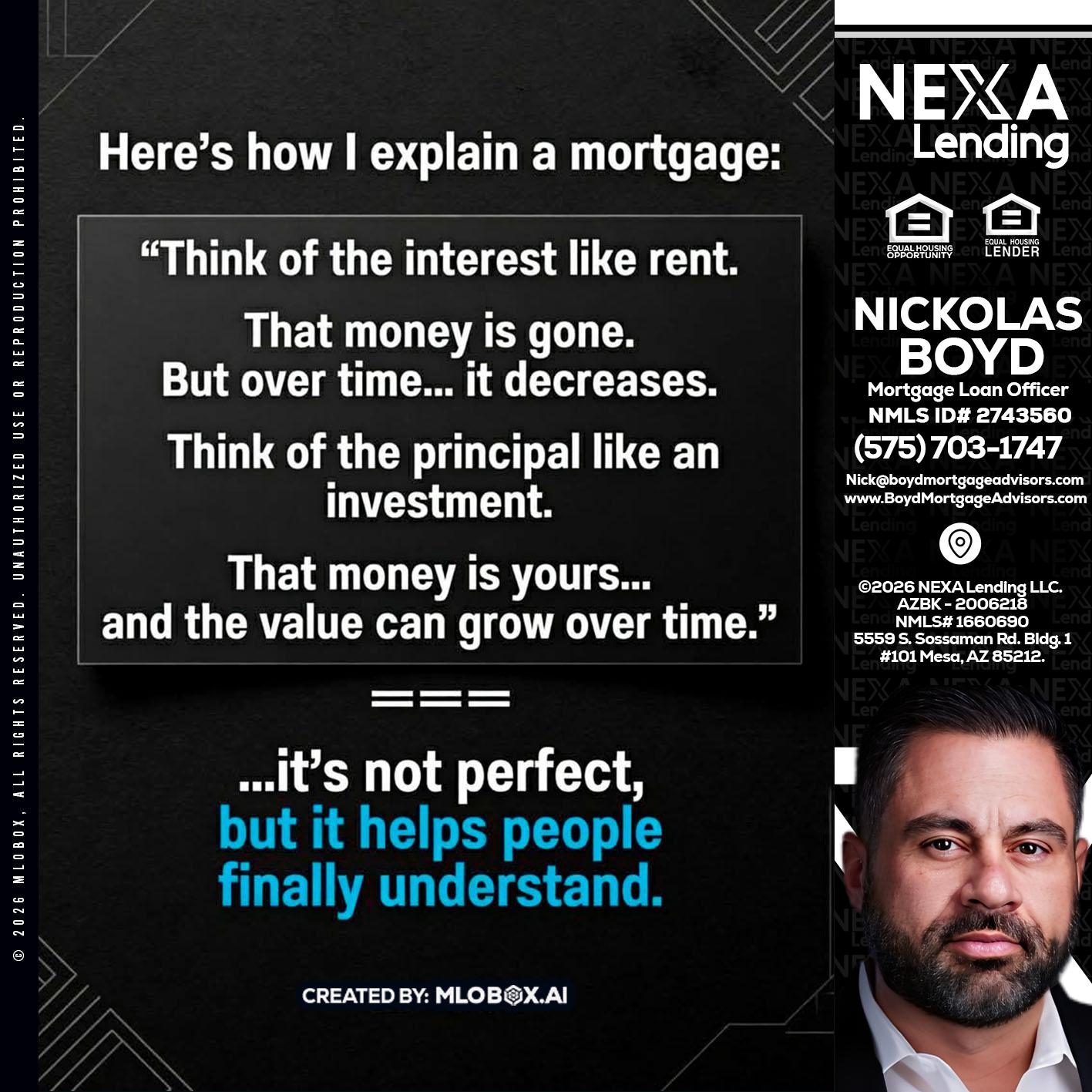HERES NOW - Nick Boyd -Mortgage Loan Officer