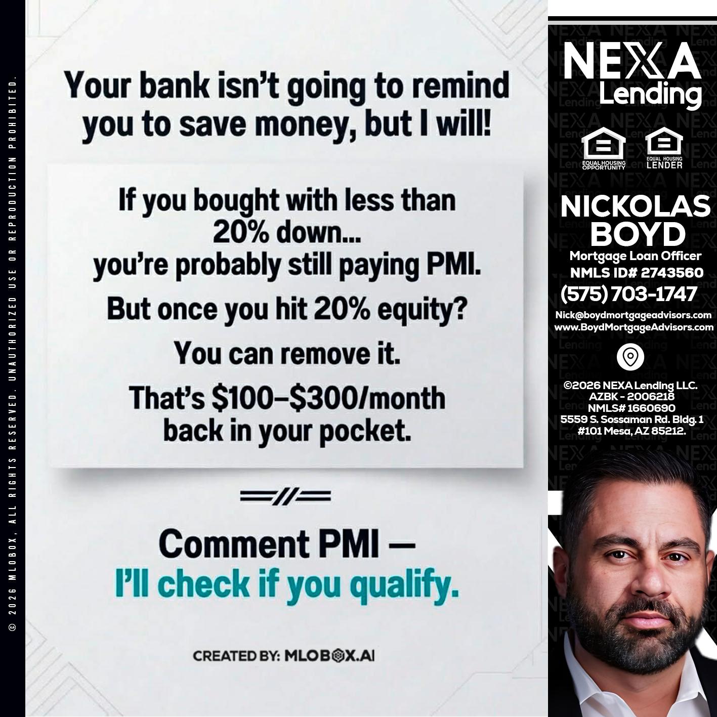 YOUR BANK ISNT - Nick Boyd -Mortgage Loan Officer