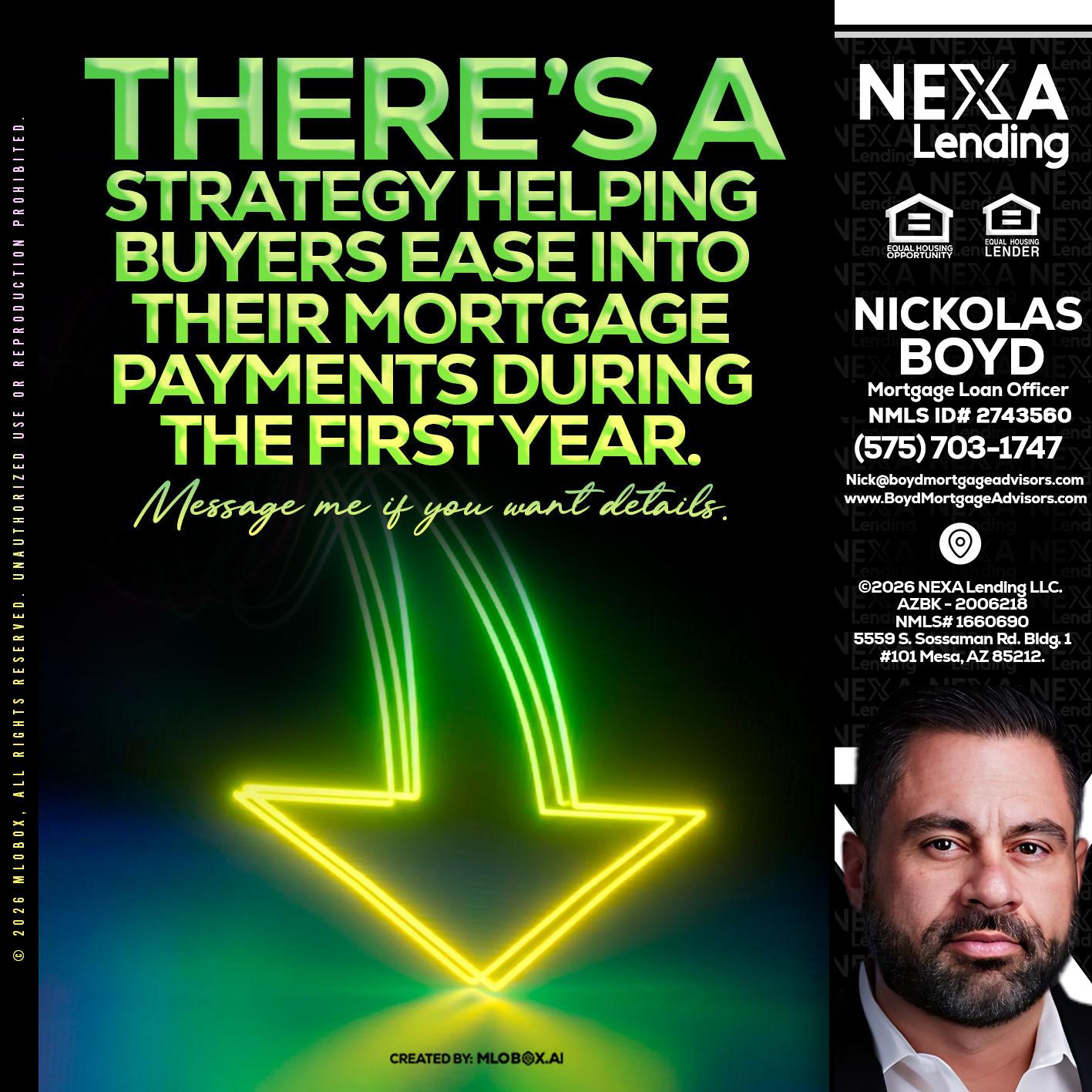THERES A STATEGY - Nick Boyd -Mortgage Loan Officer