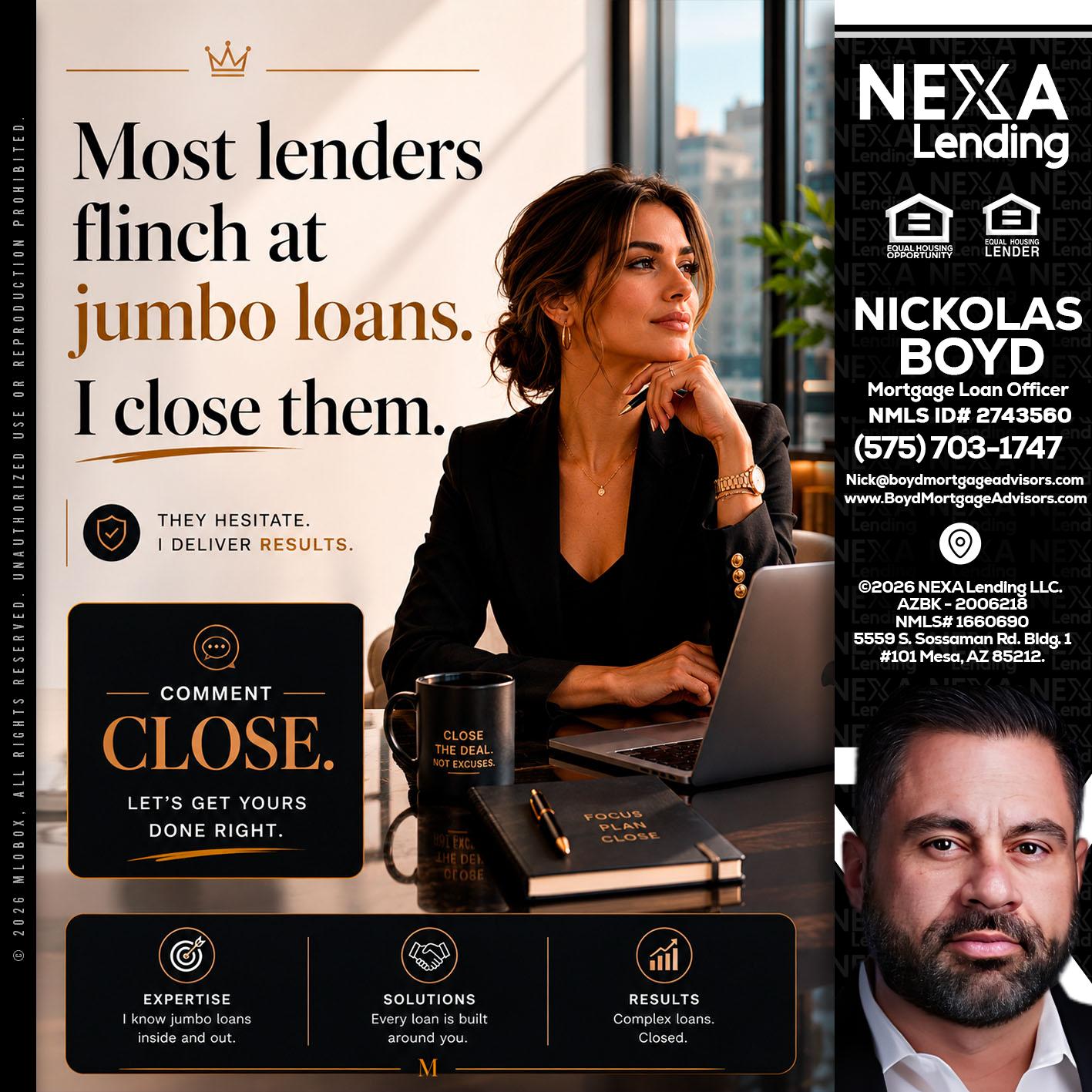 most lenders - Nick Boyd -Mortgage Loan Officer