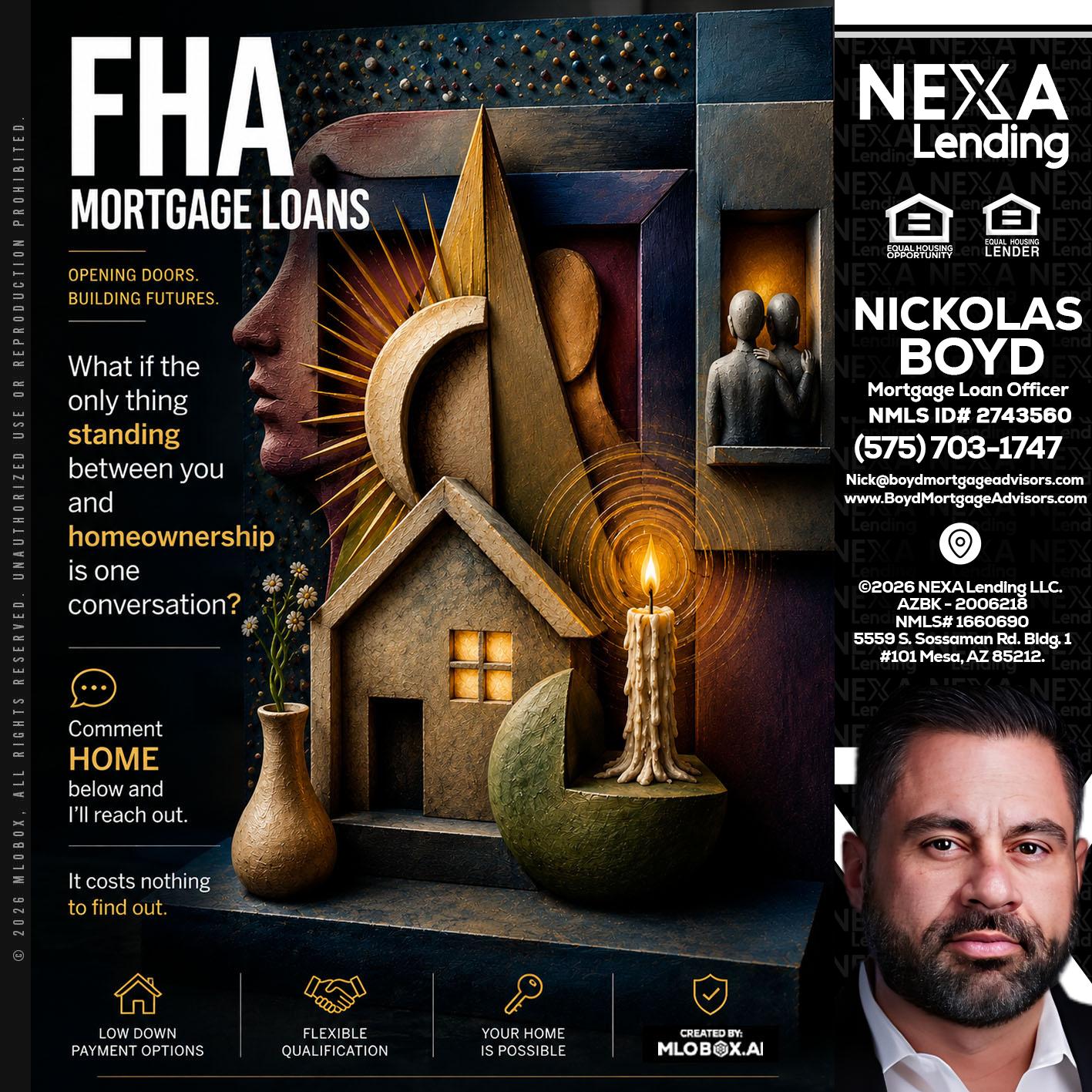 FHA - Nick Boyd -Mortgage Loan Officer