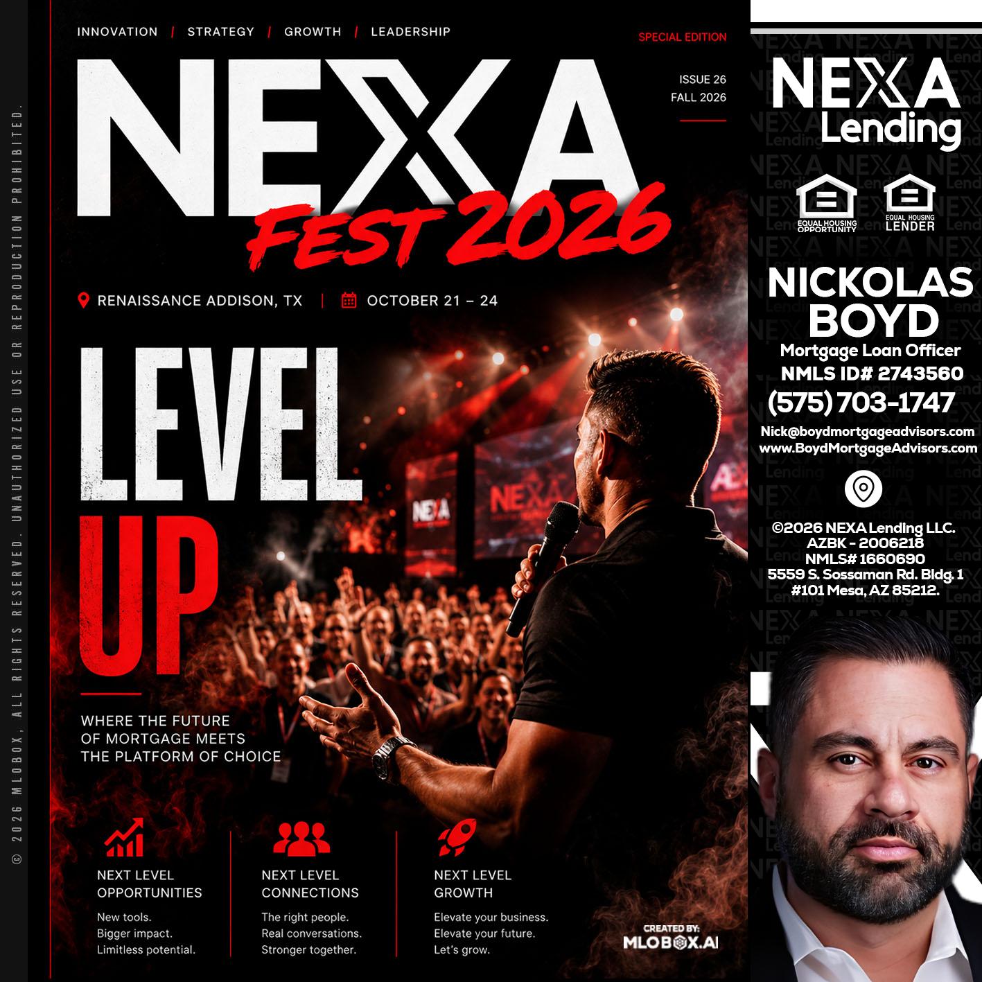 NEXA FEST 2026 - Nick Boyd -Mortgage Loan Officer