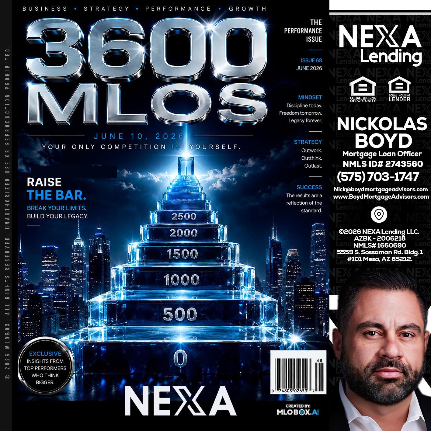 3600 MLOs - Nick Boyd -Mortgage Loan Officer