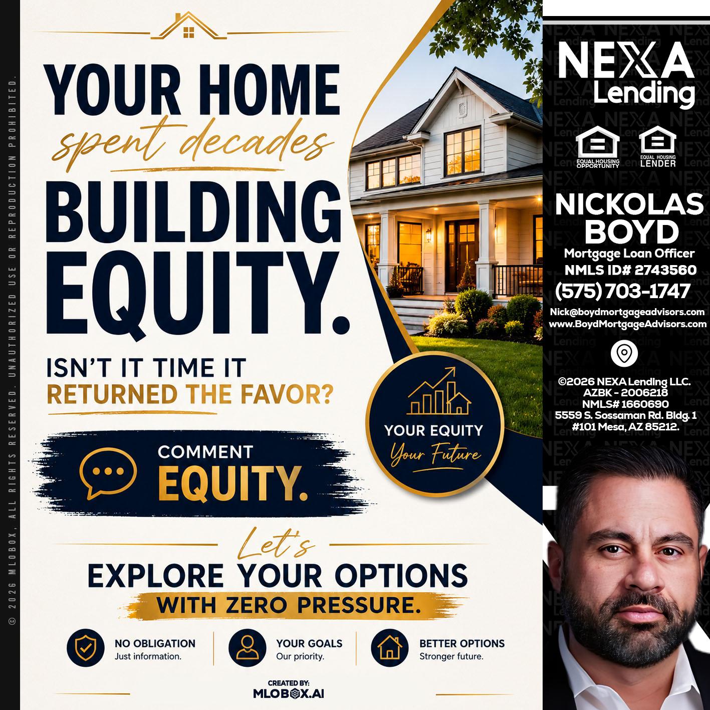 building equity - Nick Boyd -Mortgage Loan Officer