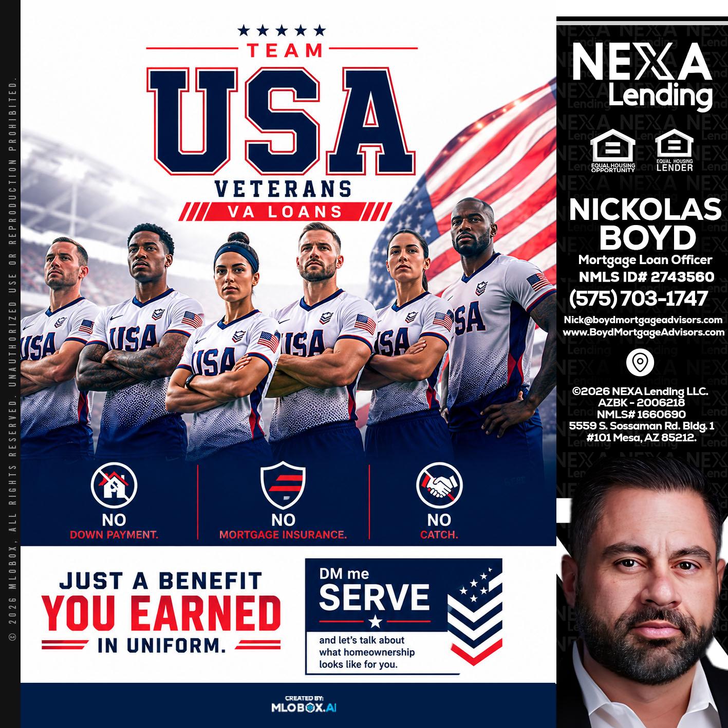 USA TEAM - Nick Boyd -Mortgage Loan Officer