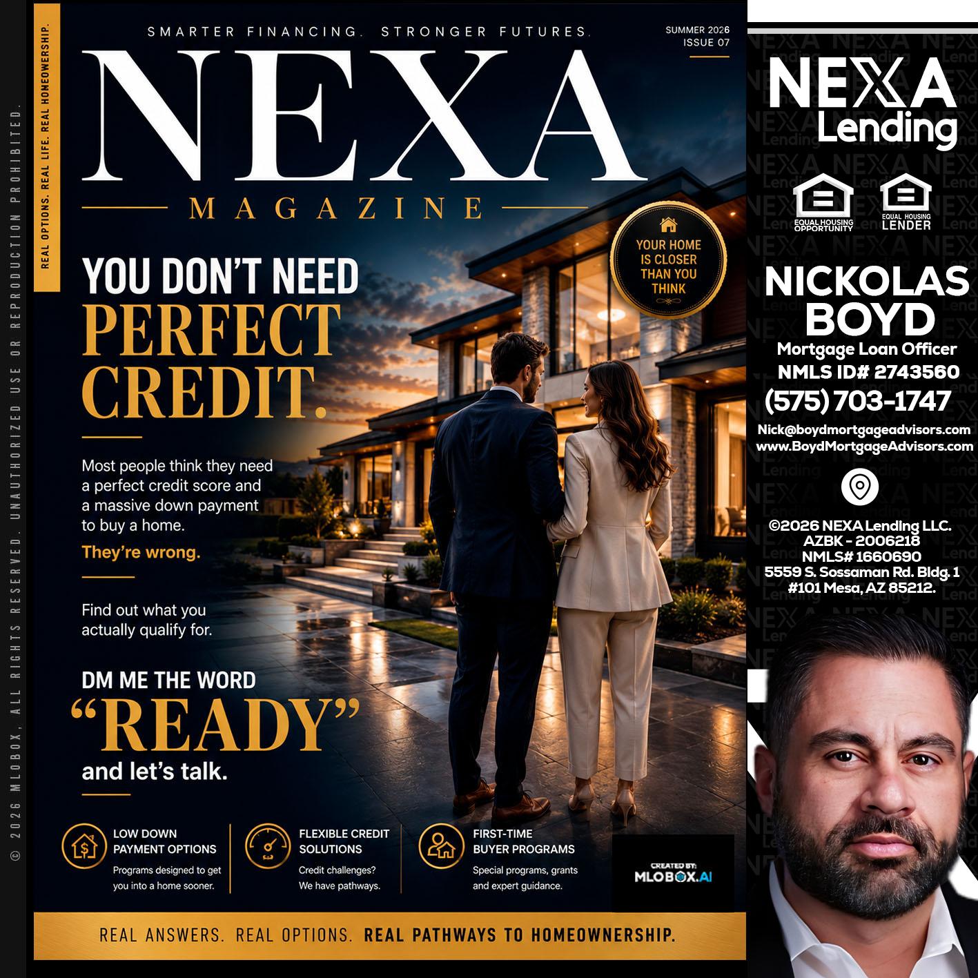 NEXA MAGAZINE - Nick Boyd -Mortgage Loan Officer