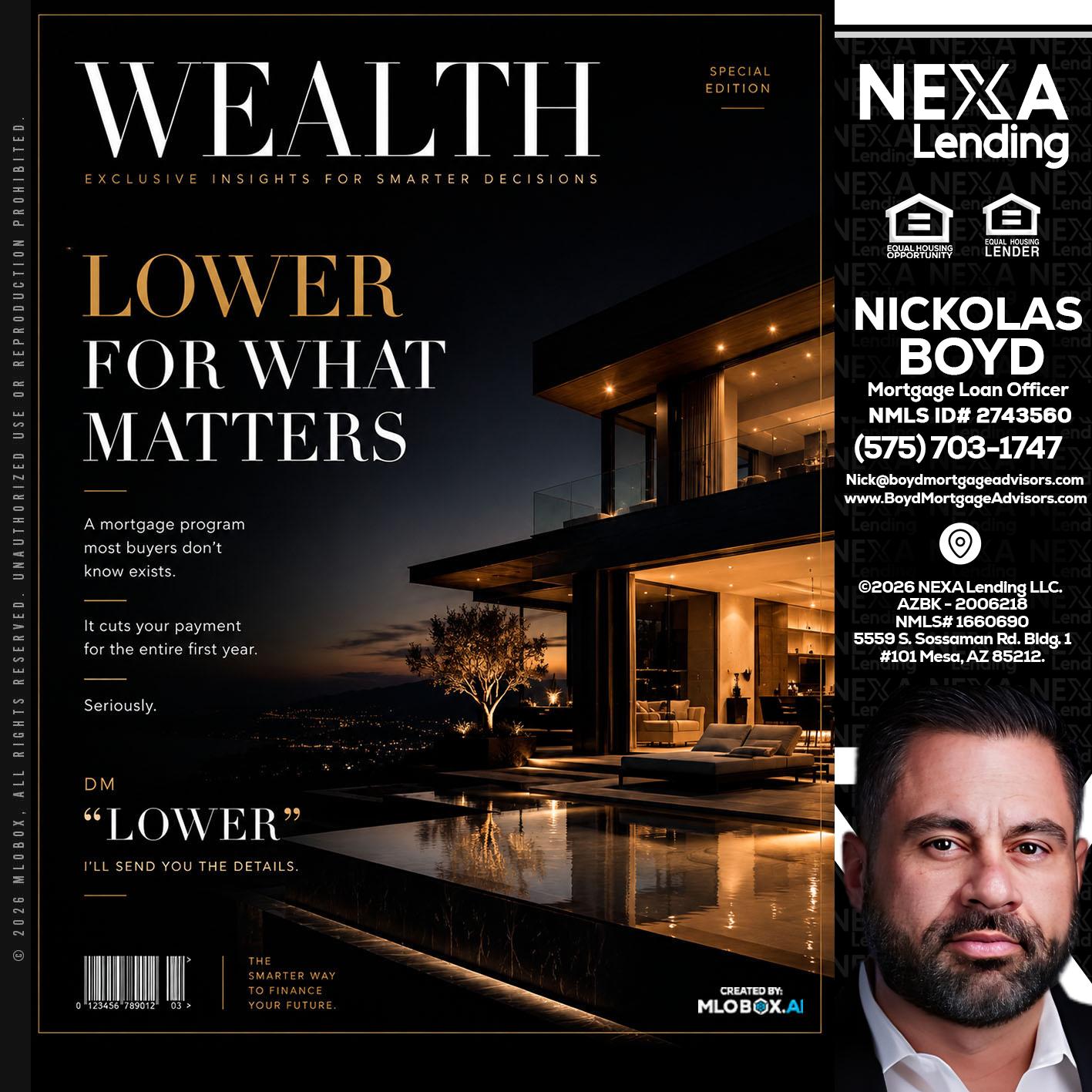 WEALTH - Nick Boyd -Mortgage Loan Officer