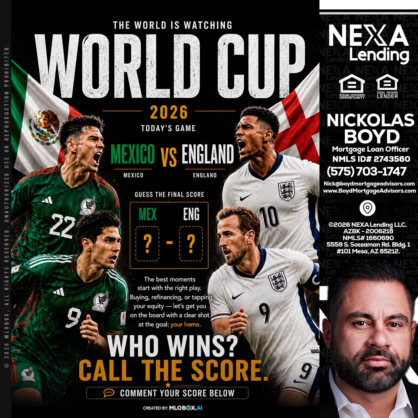 WHO'S WIN - Nick Boyd -Mortgage Loan Officer