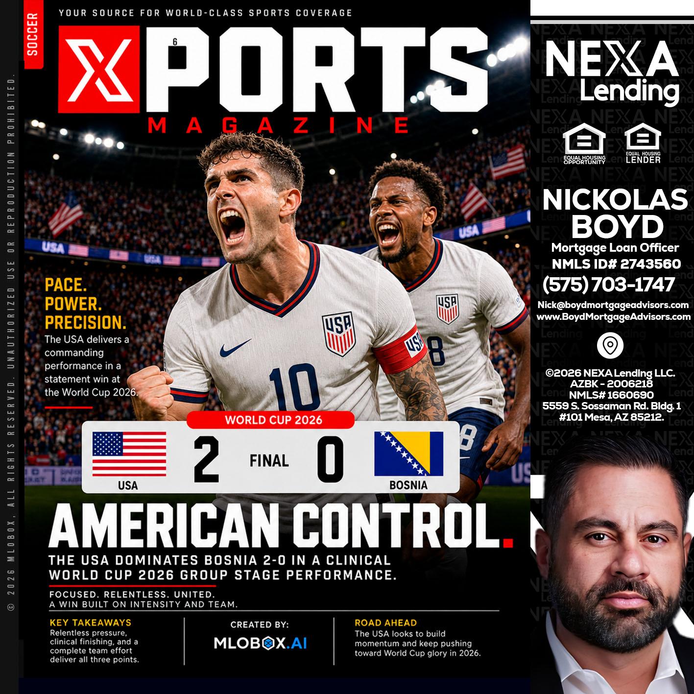 AMERICAN CONTROL - Nick Boyd -Mortgage Loan Officer