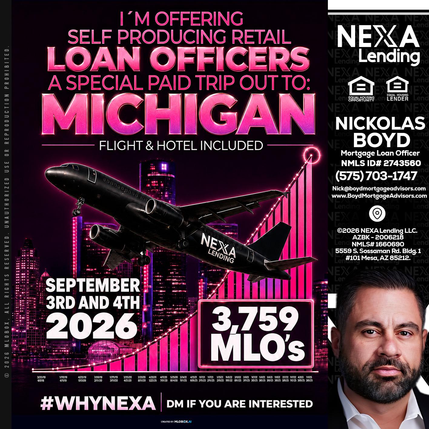 MICHIGAN TRIP - Nick Boyd -Mortgage Loan Officer