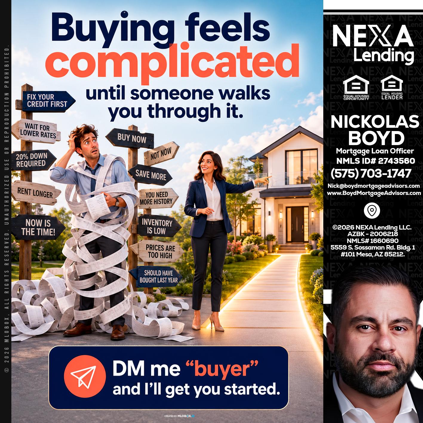 buying feels - Nick Boyd -Mortgage Loan Officer