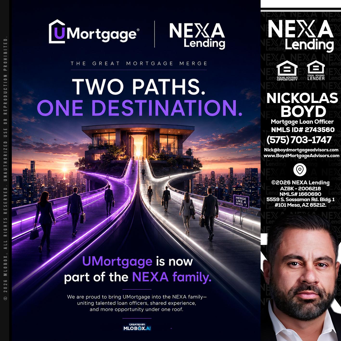 two path - Nick Boyd -Mortgage Loan Officer