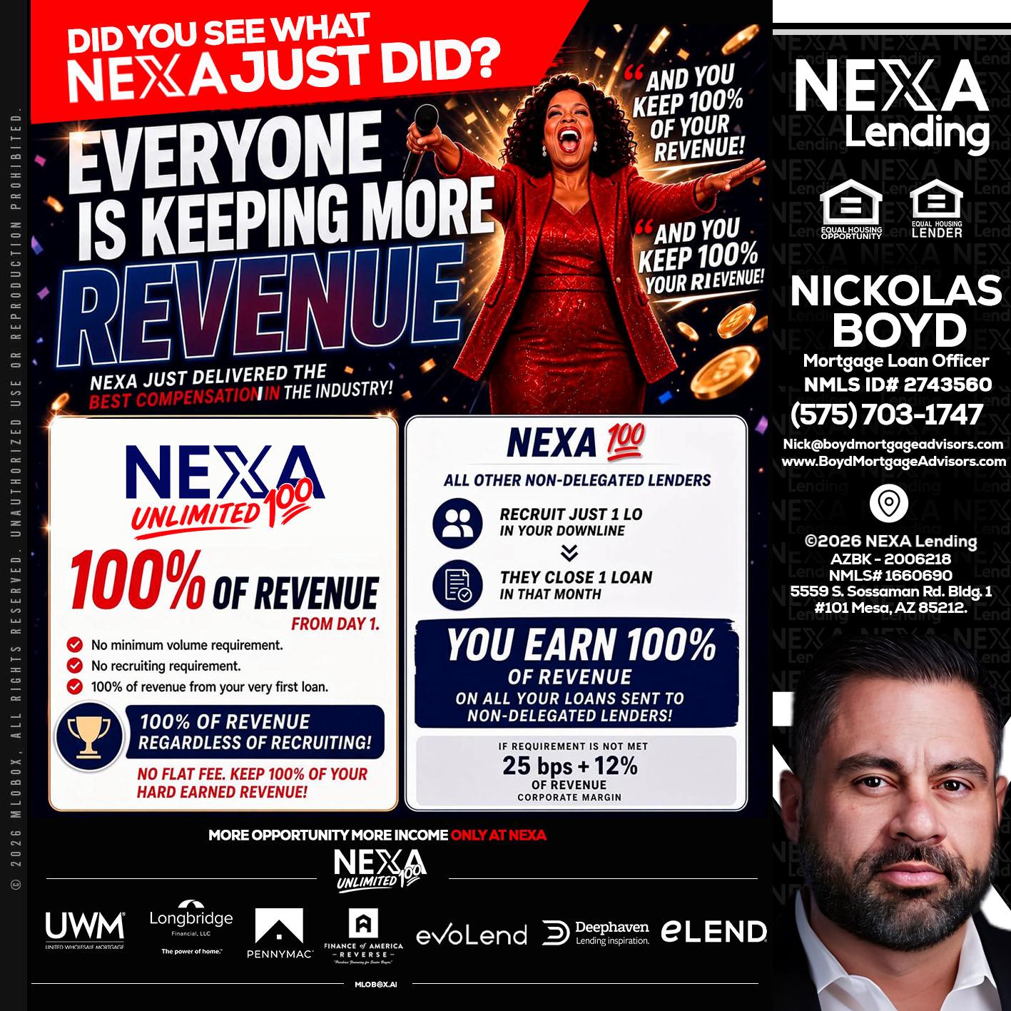 EVERYONE IS KEEPING - Nick Boyd -Mortgage Loan Officer