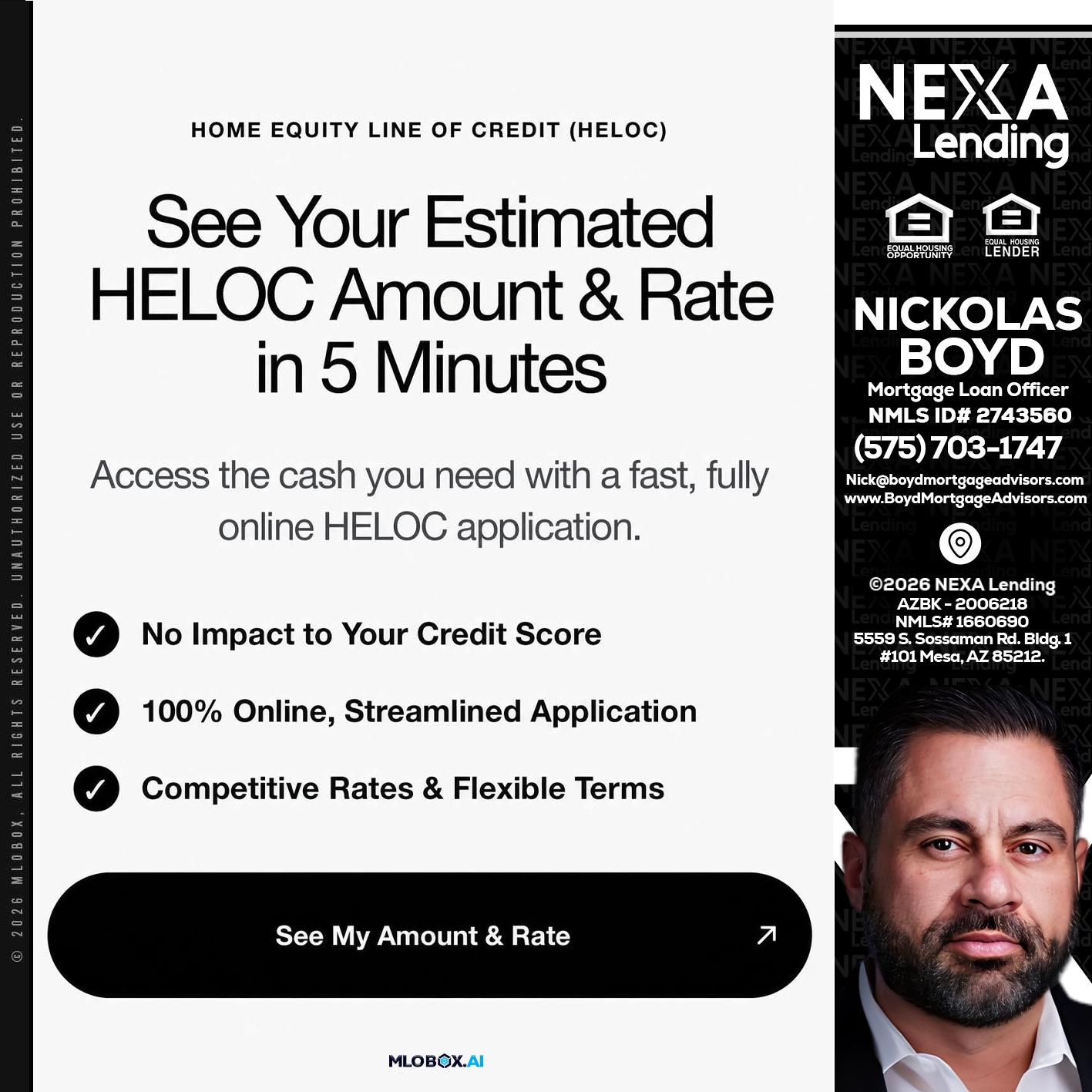 HELOC - Nick Boyd -Mortgage Loan Officer