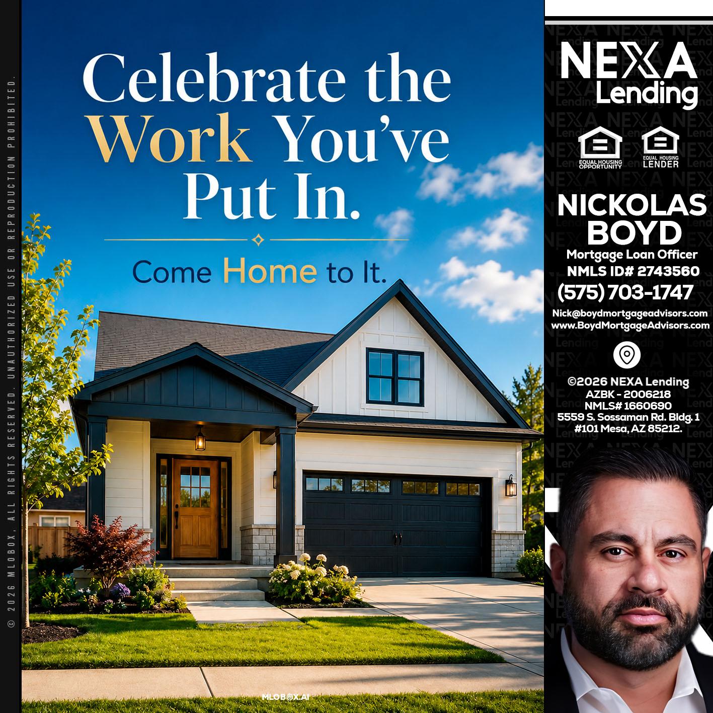 celebrate Labor Day - Nick Boyd -Mortgage Loan Officer